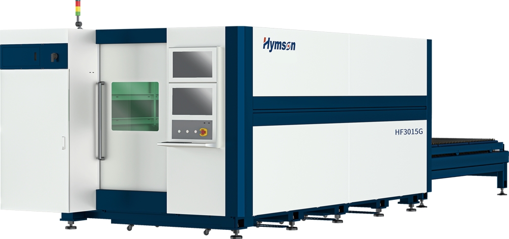 Високоскоростен фибърен лазерен резец Hymson
